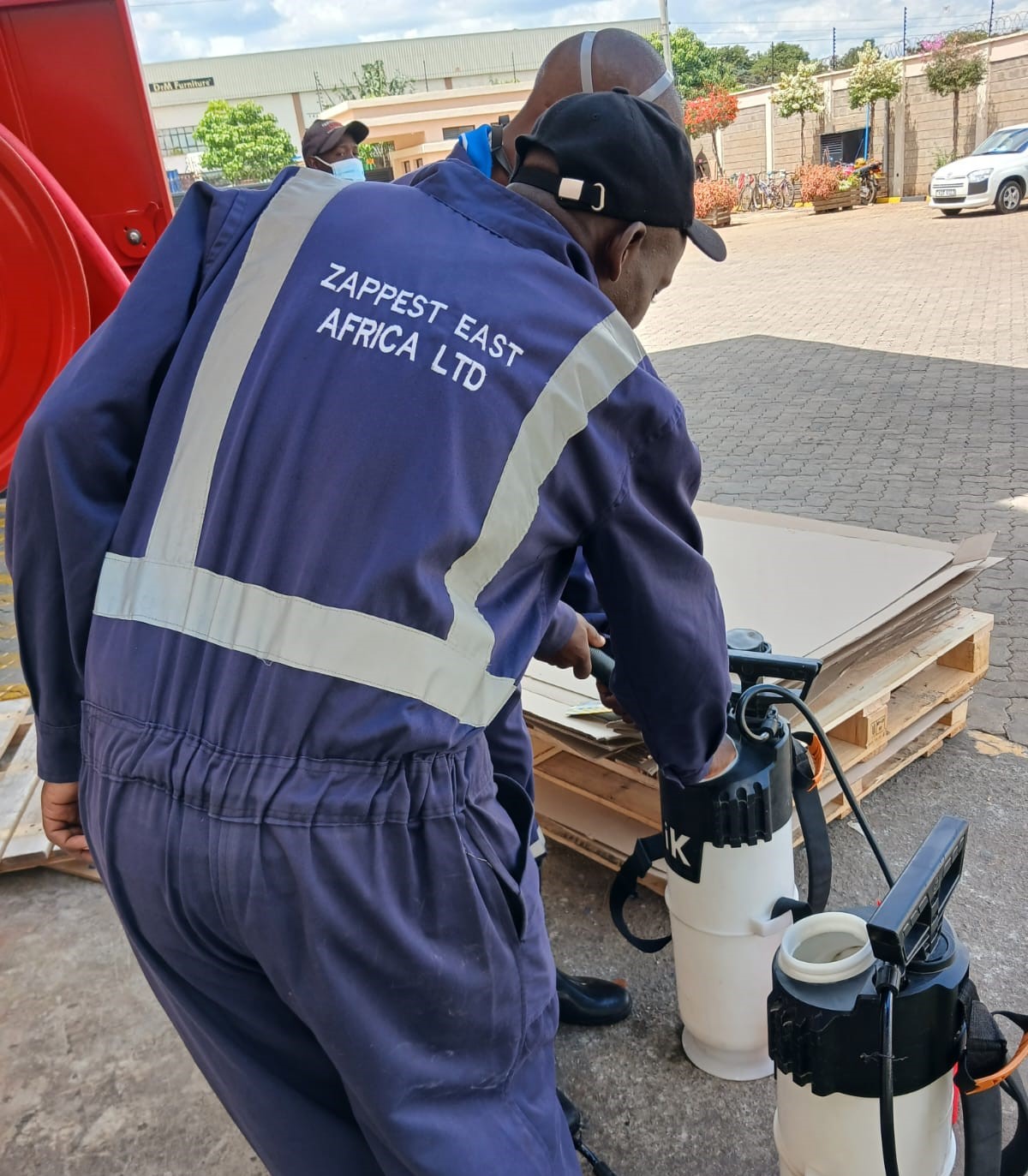 Industrial Fumigation Spray Routine